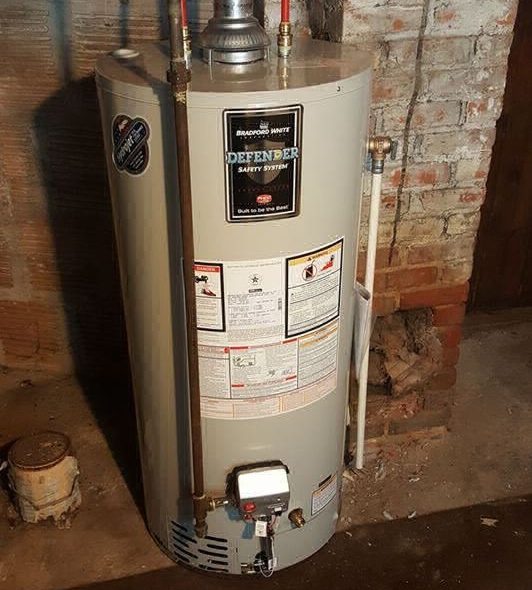 Water Heater Tank in a Home